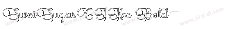 SweiSugarCJKsc Bold字体转换 SweiSugarCJKsc Bold字体转换